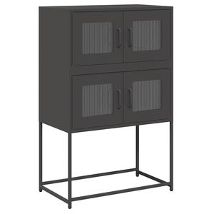 vidaXL Highboard Black 68x39x107 cm Teras