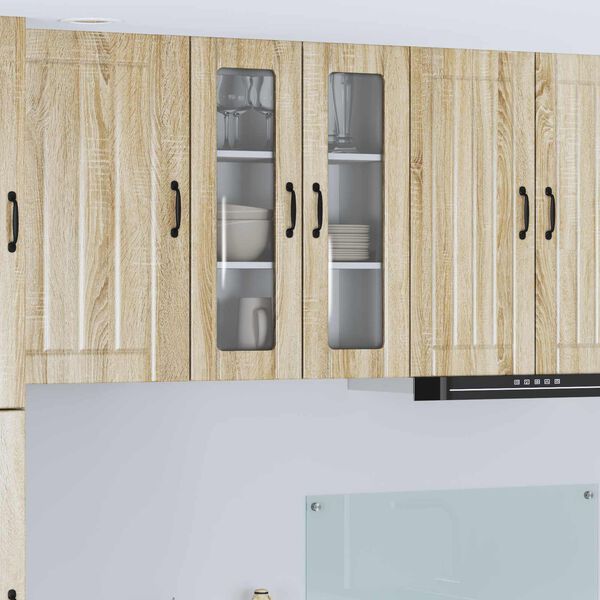 vidaXL K&ouml;&ouml;gikapp Sonoma tamm 60 x 31 x 80 cm Tehispuit