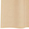 vidaXL Aasadega Voile kardinad 2 tk Liiv 140x260 cm