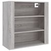 vidaXL seinakapp, hall Sonoma tamm, 80x33x80 cm, tehispuit