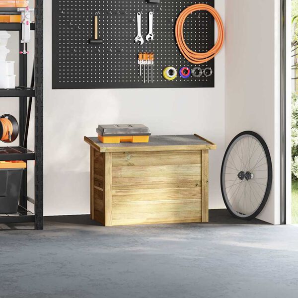 vidaXL Salvestuskarp ladustamisega Neutraalne 80 x 44,5 x 57,5 cm