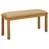 vidaXL S&ouml;&ouml;gipenks 95 x 32 x 45 cm Tugev Tamme Puit Beež