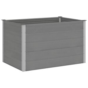 vidaXL aia taimelava puidu-plasti segust, 150 x 100 x 91 cm, hall