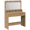 vidaXL Riietumislaud K&auml;sit&ouml;&ouml;puu 100 x 41 x 135 cm Tehispuit