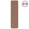 vidaXL Libisemisvastased trepimatid 15 pcs Kollane 75 x 20 cm PP
