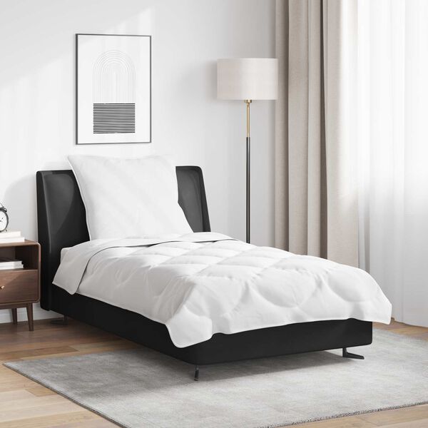 vidaXL Teki komplekt padjaga 2 pcs Valge Mikrofiiber