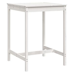 vidaXL aialaud, valge, 82,5 x 82,5 x 110 cm, m&auml;nnipuit