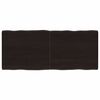 vidaXL lauaplaat, tumepruun, 120 x 50 x (2-4) cm, t&ouml;&ouml;deldud t&auml;ispuit