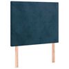 vidaXL peatsiplaat, tumesinine, 80 x 5 x 118/128 cm, samet