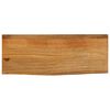 vidaXL lauaplaat, naturaalse servaga, 90x30x2,5 cm, mangopuit