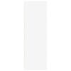 vidaXL k&otilde;rge kapp, valge, 30 x 41 x 124 cm, tehispuit