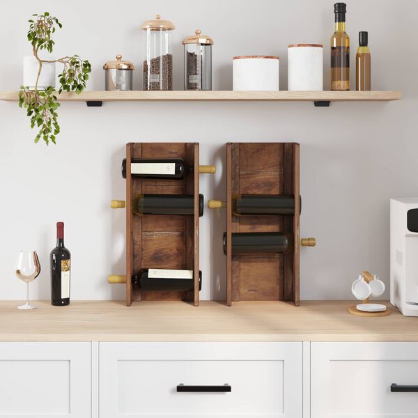 vidaXL Rest Pruun 24 x 13 x 54 cm Tugev Mahagoni Puit