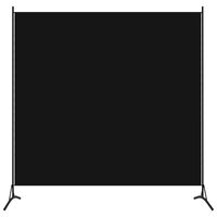 vidaXL ruumijagaja, must, 175 x 180 cm, kangas