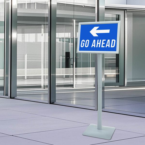 vidaXL Pjedestaali plakati tugi H&otilde;bedane 32,5 x 27 x 126 cm