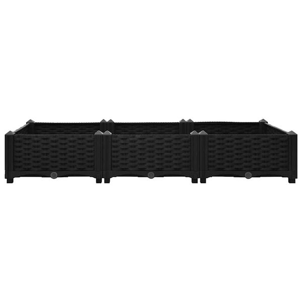 vidaXL taimekast 120 x 40 x 23 cm, polüpropüleen