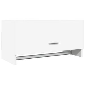 vidaXL garderoob, valge, 70 x 32,5 x 35 cm, tehispuit