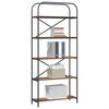 vidaXL Raamatukapp Vana puit 80 x 30 x 183 cm Tehispuit