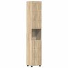 vidaXL Vannitoa kapikomplekt TULUM Sonoma tamm 37 x 31,5 x 203 cm