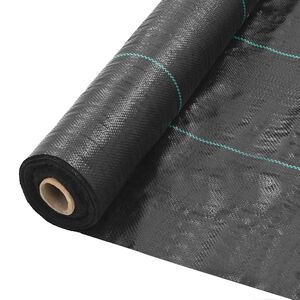 vidaXL umbrohumatt PP 1 x 50 m must