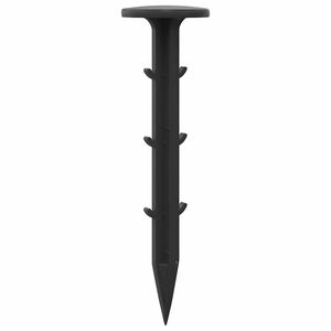 vidaXL Plastik Nõelad 100 pcs Must 3 x 11 cm Plastmass