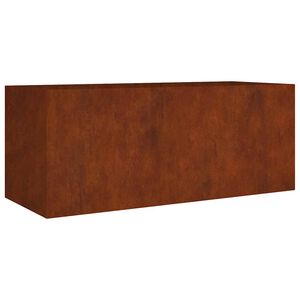 vidaXL taimekast, 200 x 80 x 80 cm, Corten-teras