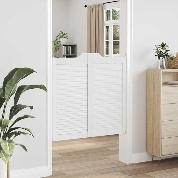 vidaXL Kiiguksed Releed Design 2-Pair Valge 100x100 cm