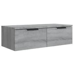 vidaXL seinakapp, hall Sonoma tamm, 68x30x20 cm, tehispuit