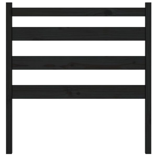 vidaXL voodipeats, must, 106 x 4 x 100 cm, m&auml;nnipuit