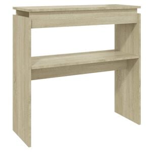 vidaXL konsoollaud, Sonoma tamm, 80 x 30 x 80 cm, tehispuit