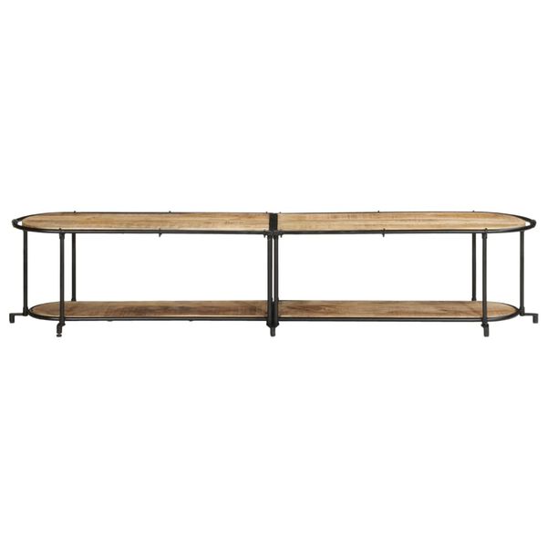 vidaXL telerikapp, 200x42x40 cm, t&ouml;&ouml;tlemata mangopuit