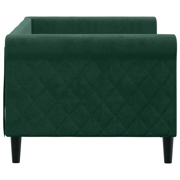 vidaXL p&auml;evavoodi, tumeroheline, 80 x 200 cm, samet