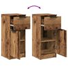 vidaXL puhvetkapp Old Wood 30x30x70 cm Engineered Wood