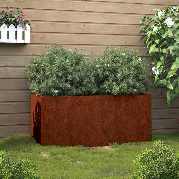 vidaXL taimekast, 62x40x39 cm, Corten teras