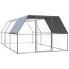 vidaXL kanapuur, 3 x 6 x 2 m, tsingitud teras