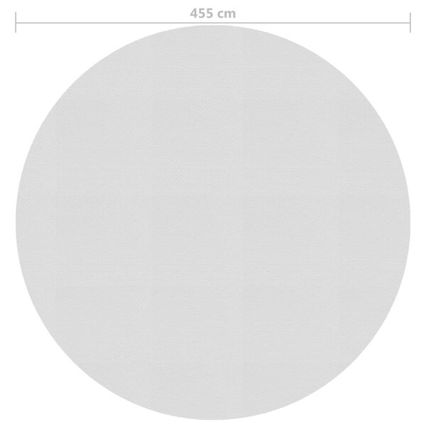 vidaXL ujuv PE &uuml;mmargune basseinikile, 455 cm, hall