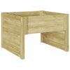 vidaXL Muru niiduki garaaž Pruun 79 x 73 x 56 cm Immutatud kuusk