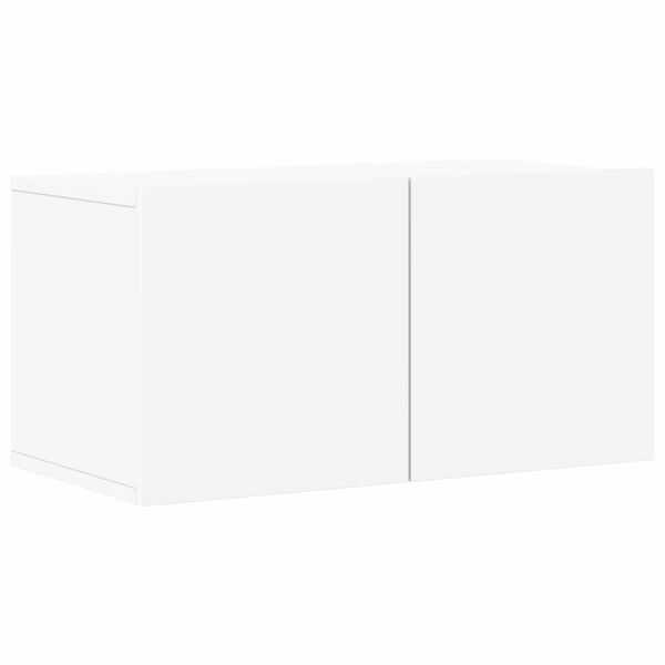 vidaXL 8-osaline telerikappide komplekt, valge, tehispuit