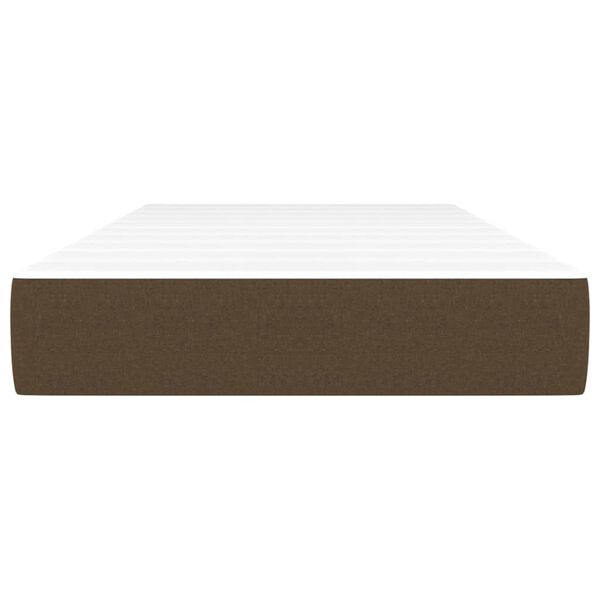 vidaXL vedrumadrats, tumepruun, 100x200x20 cm, kangas