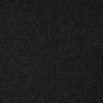 vidaXL kokkuvolditav põrandatool, must, kangas