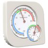 vidaXL Termo Hygromeeter Valge 7,5 x 7,5 x 1,2 cm ABS