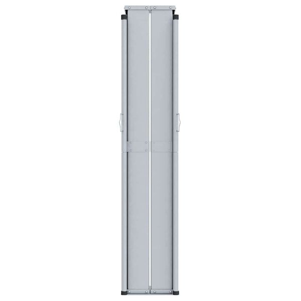 vidaXL lahtitõmmatav külgsein, 180 x 1200 cm, must