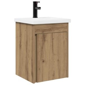 vidaXL Vannitoa vanity&uuml;ksus segistiga Artisan tamm 42 x 40 x 74,5 cm