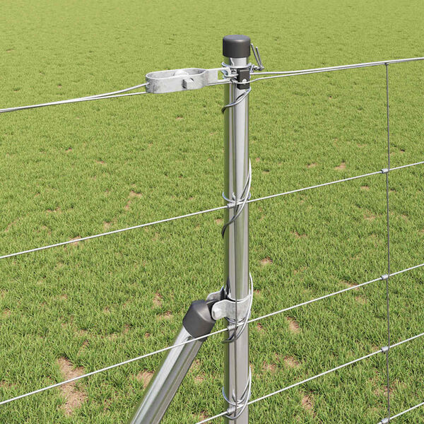 vidaXL Aiapost Galvaniseeritud 25 x 1,2 m Teras