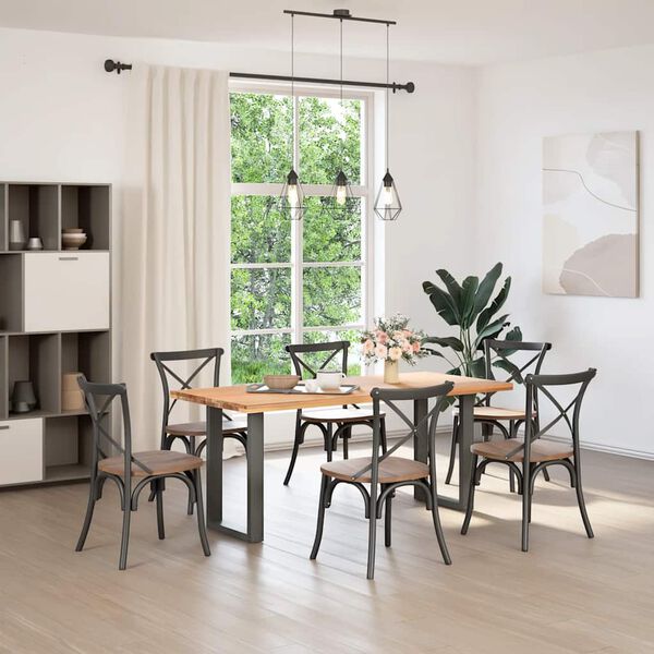 vidaXL s&ouml;&ouml;gilaua jalad U-kujulised 2 tk, antratsiithall, 50 x (72-73) cm, teras