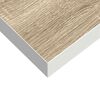 vidaXL seinariiulid, 2 tk, tamm ja valge, 50 x 23 x 3,8 cm MDF
