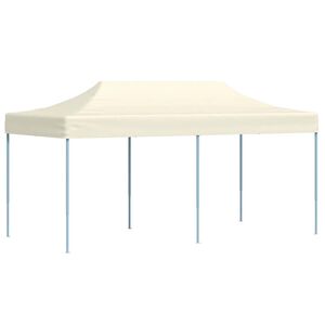 vidaXL kokkupandav pop-up telk, 3 x 6 m, kreemjas