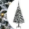vidaXL Tehisj&otilde;ulupuu koos alusega Valge 150 cm PVC ja Teras ja Plast