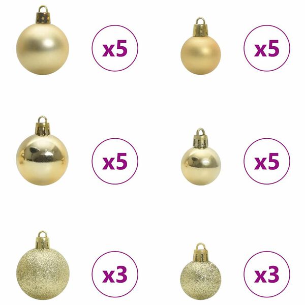 vidaXL J&otilde;ulupuu koos 300 LED-iga koos alusega H&otilde;bedane 180 cm PET