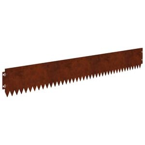 vidaXL Murupiire 20 tk 103 x 15 cm Teras Rooste