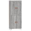 vidaXL k&otilde;rge kapp, hall Sonoma tamm, 69,5 x 34 x 180 cm, tehispuit